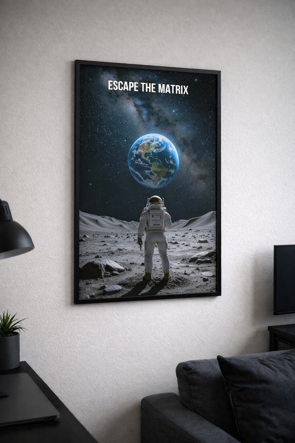 Plakat motywacyjny - ESCAPE THE MATRIX