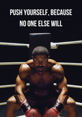 Plakat motywacyjny - PUSH YOURSELF