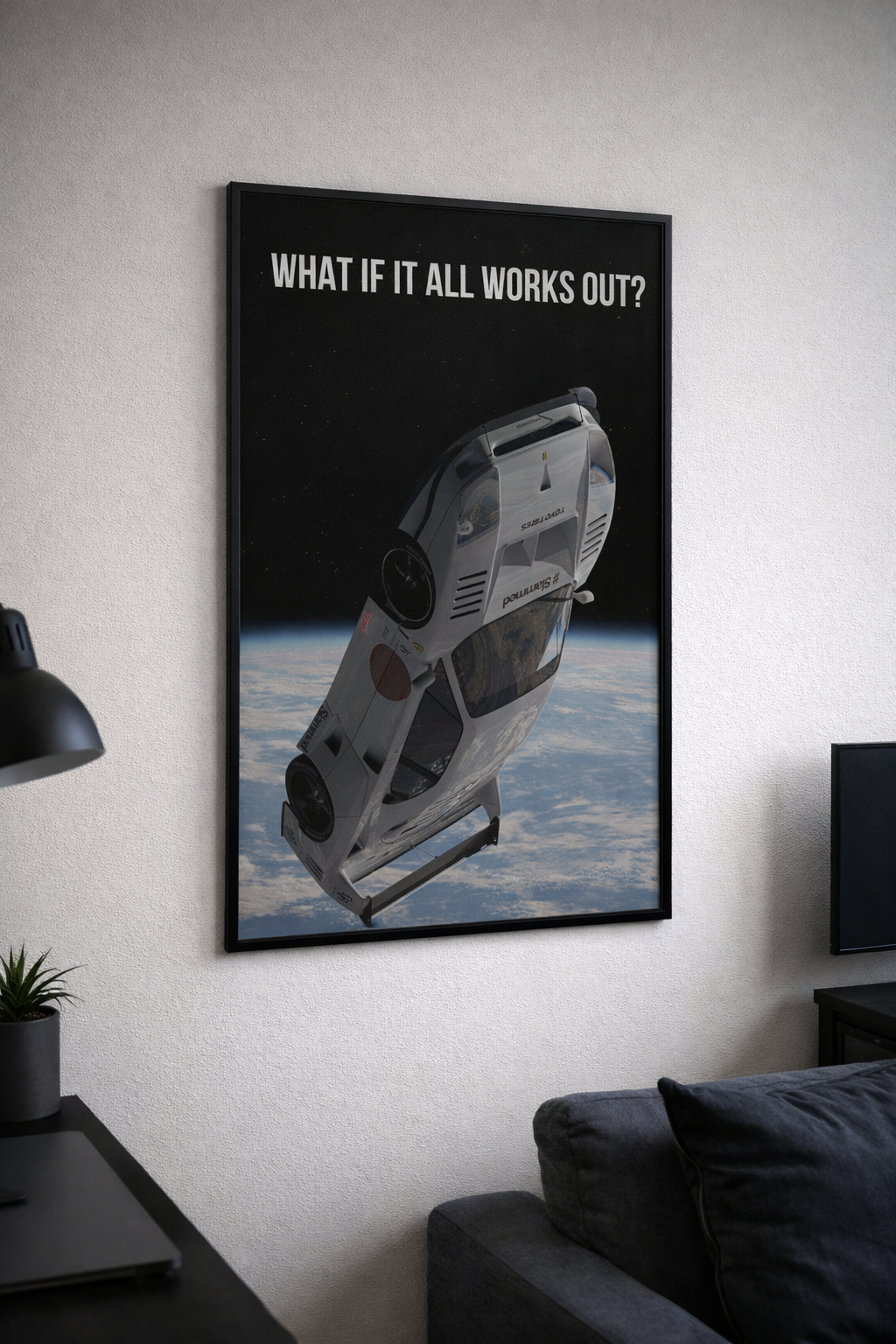 Plakat motywacyjny - WHAT IF IT ALL WORKS OUT