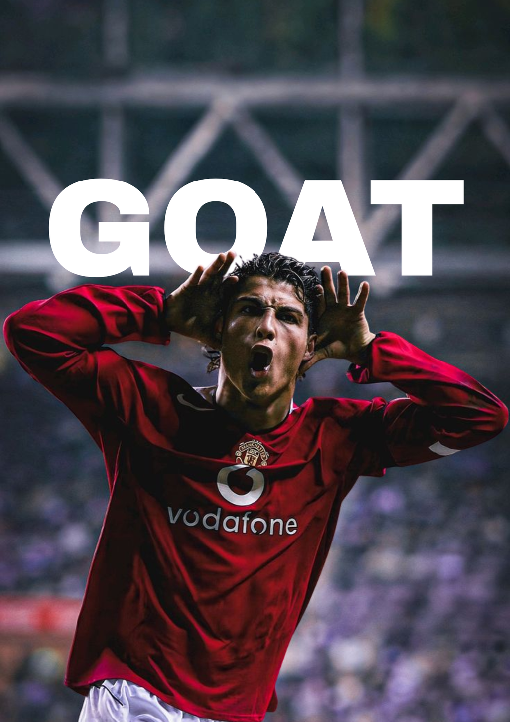 Plakat piłkarski - GOAT Cristiano Ronaldo
