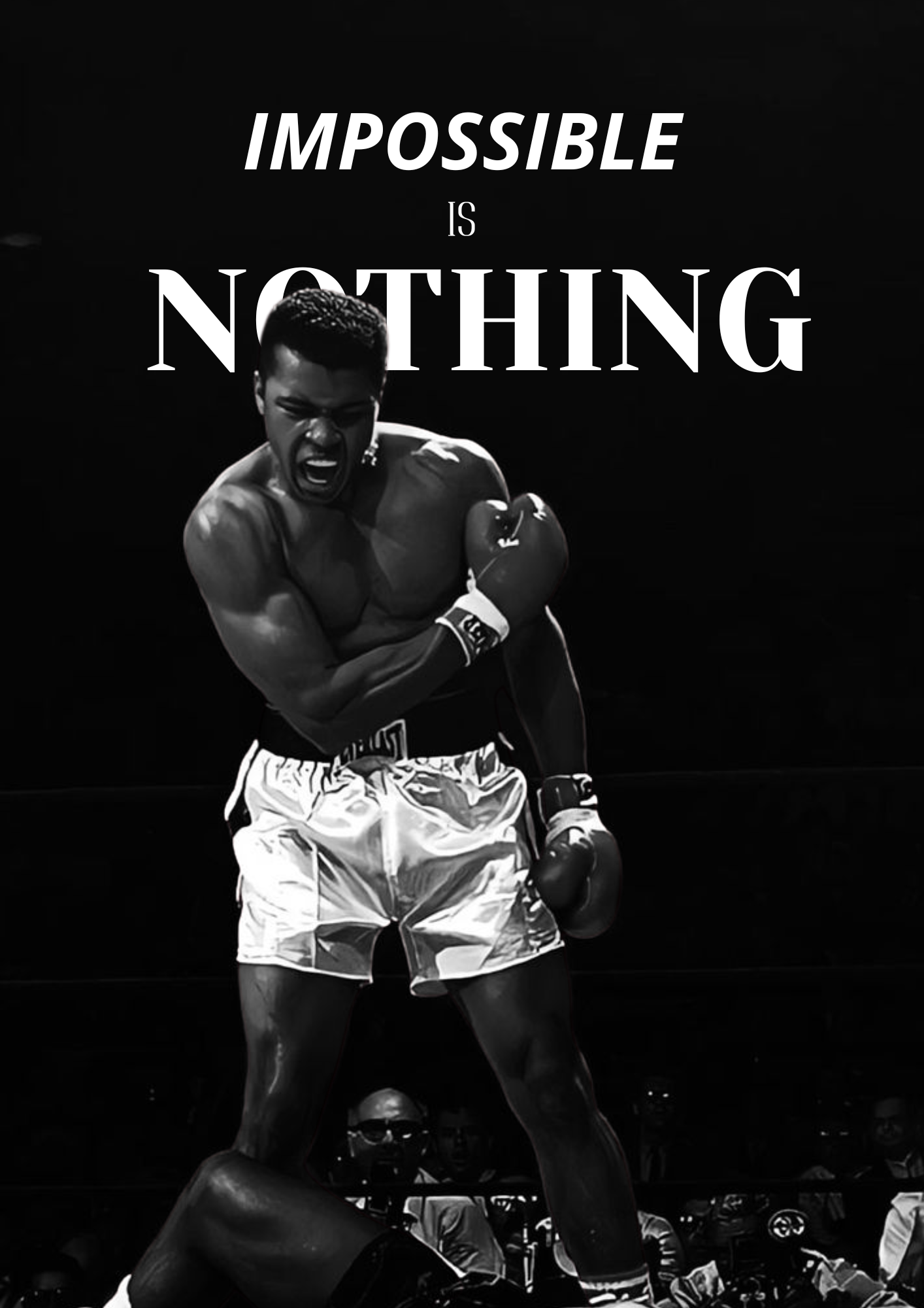 Plakat Motywacyjny - Impossible is Nothing