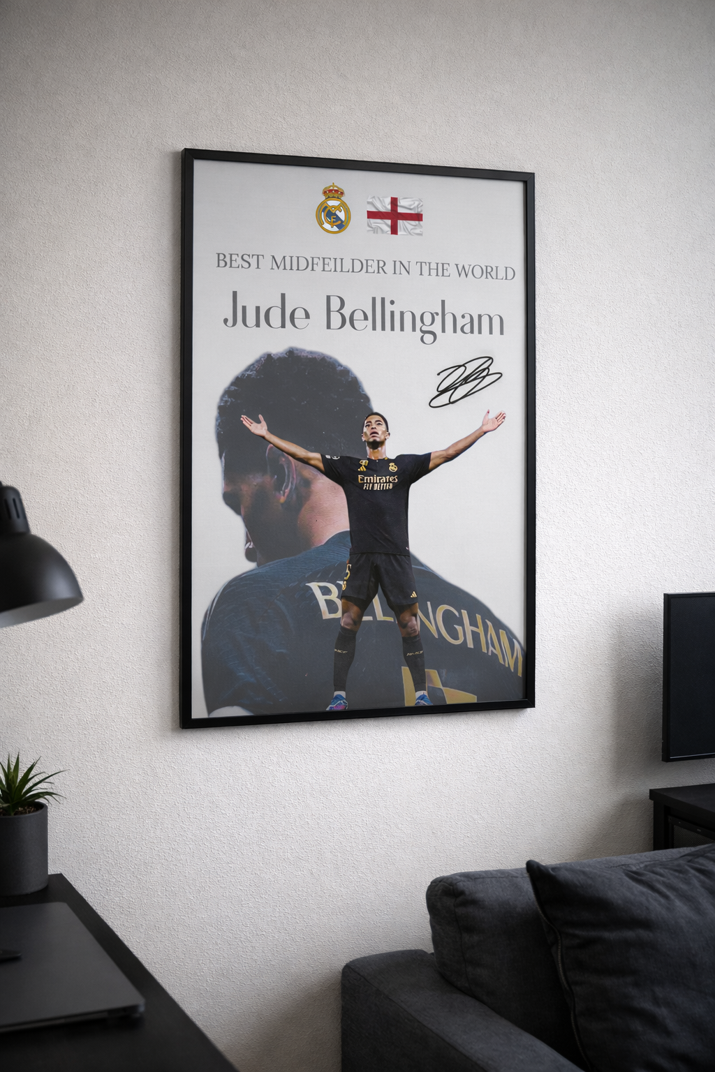 Plakat piłkarski - Jude Bellingham