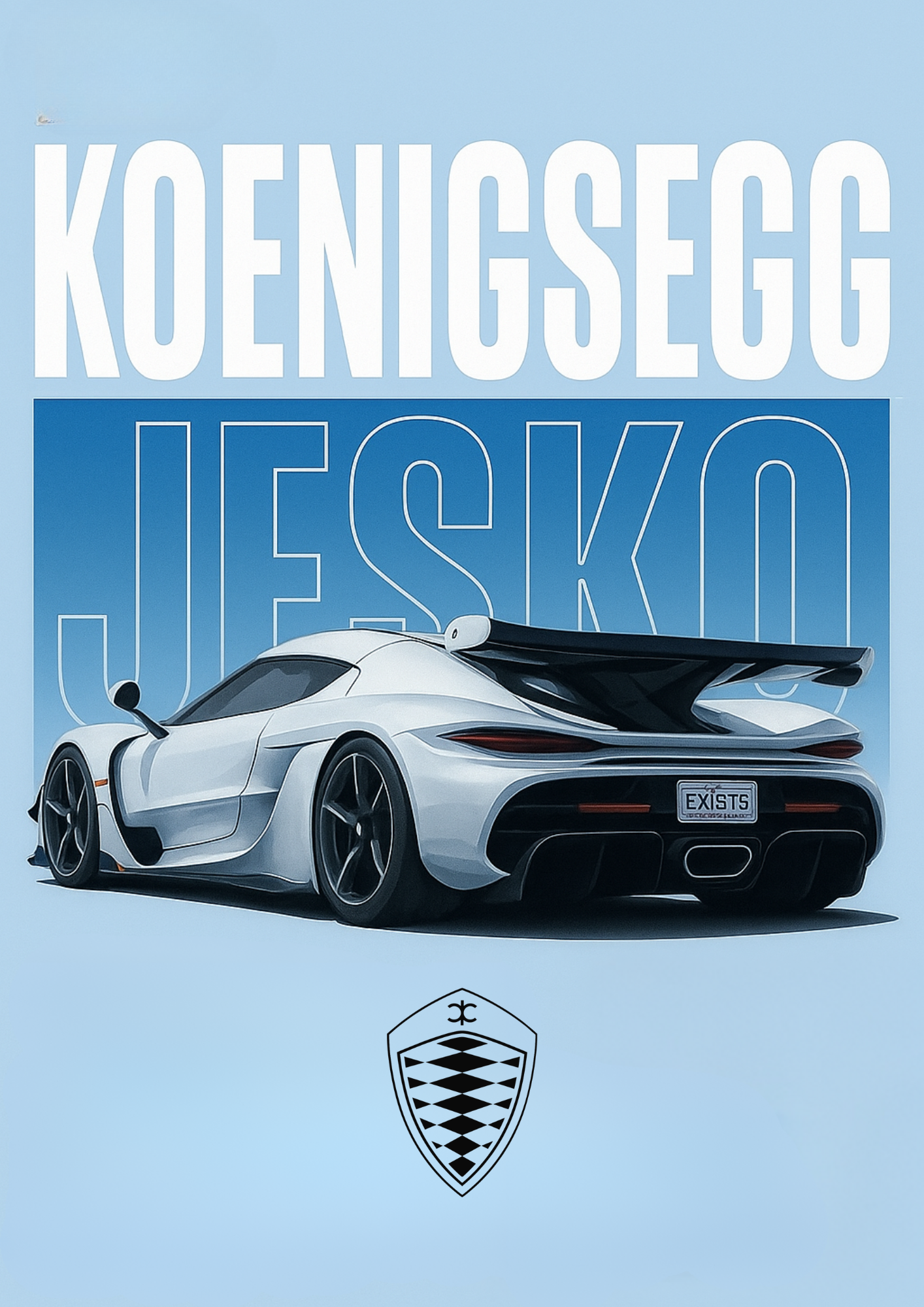 Plakat motoryzacyjny - KOENIGSEGG JESKO