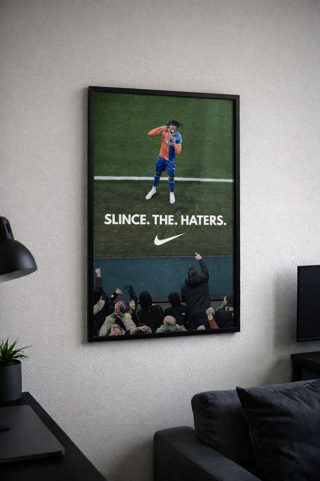 Plakat piłkarski - SLINCE THE HATERS
