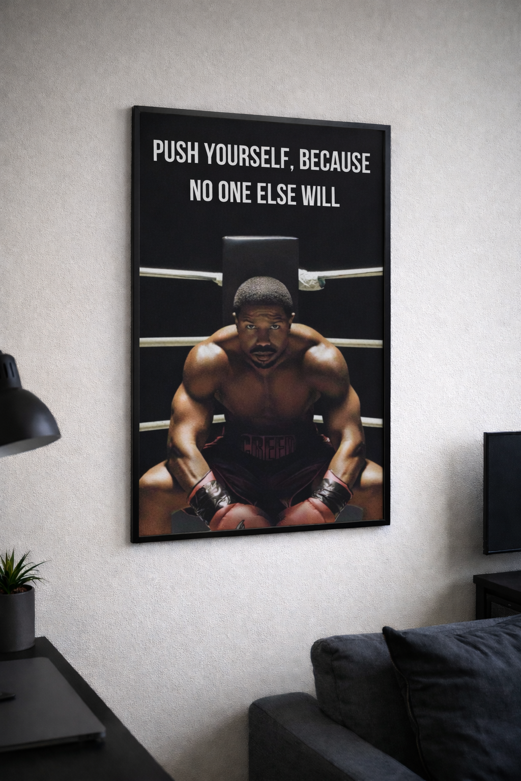 Plakat motywacyjny - PUSH YOURSELF