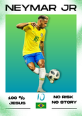 Plakat piłkarski - NEYMAR JR