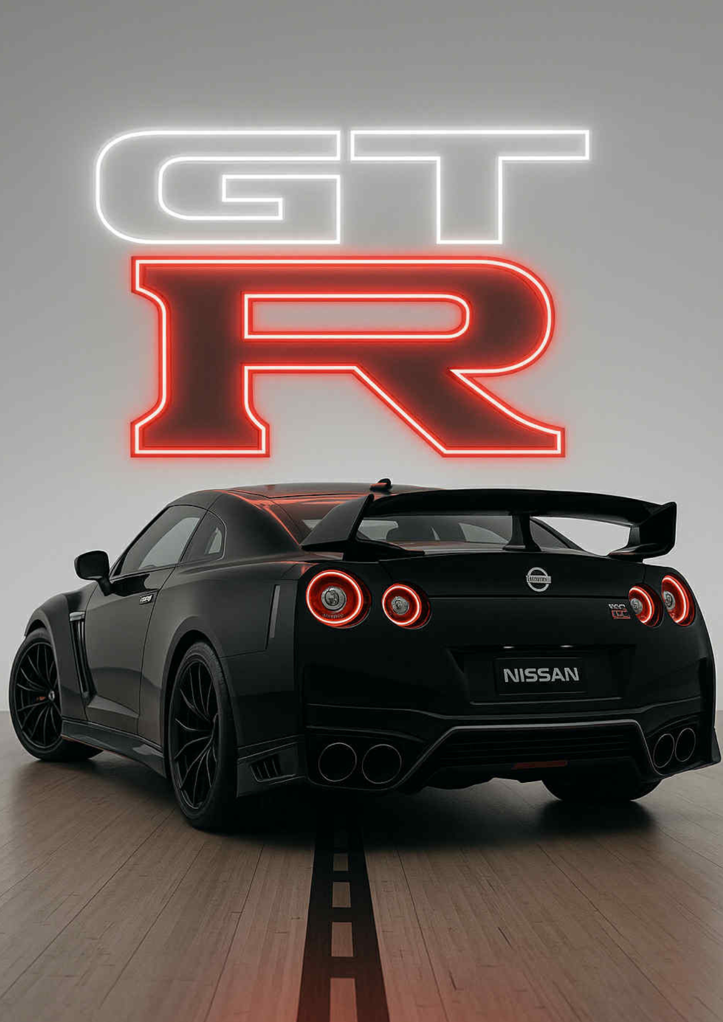Plakat motoryzacyjny - NISSAN GTR