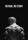 Plakat motywacyjny - NO RISK NO STORY