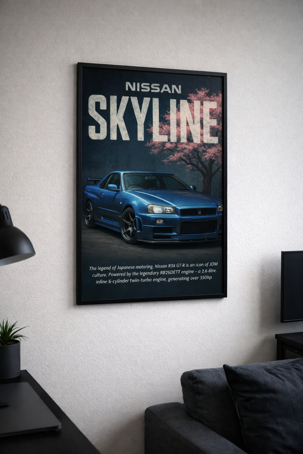 Plakat motoryzacyjny - NISSAN SKYLINE