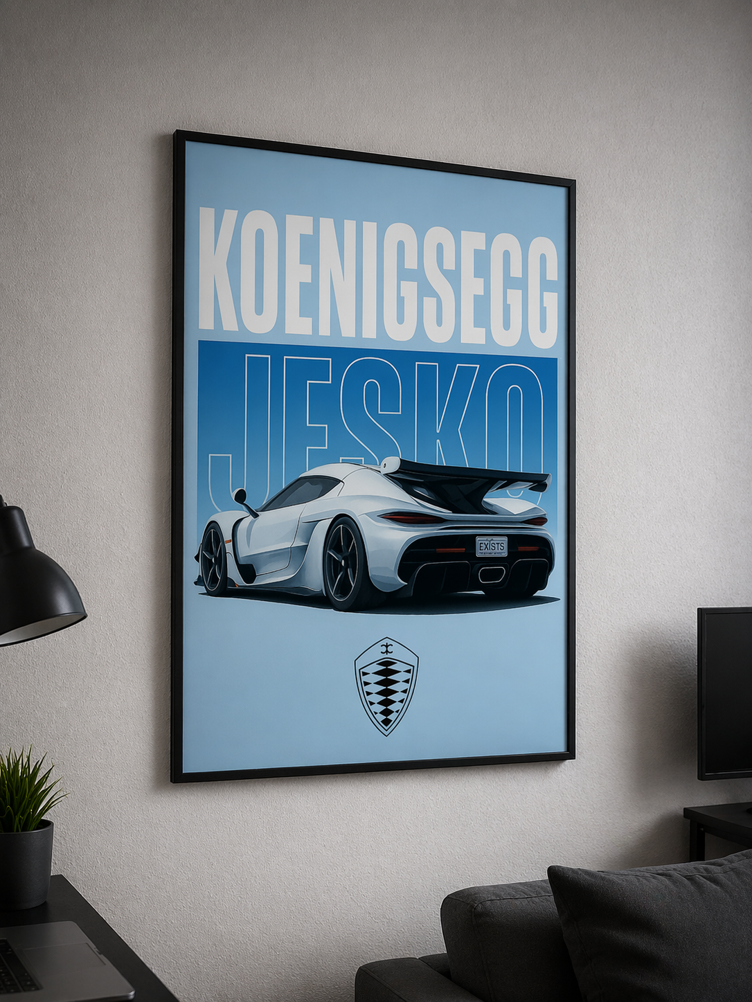 Plakat motoryzacyjny - KOENIGSEGG JESKO