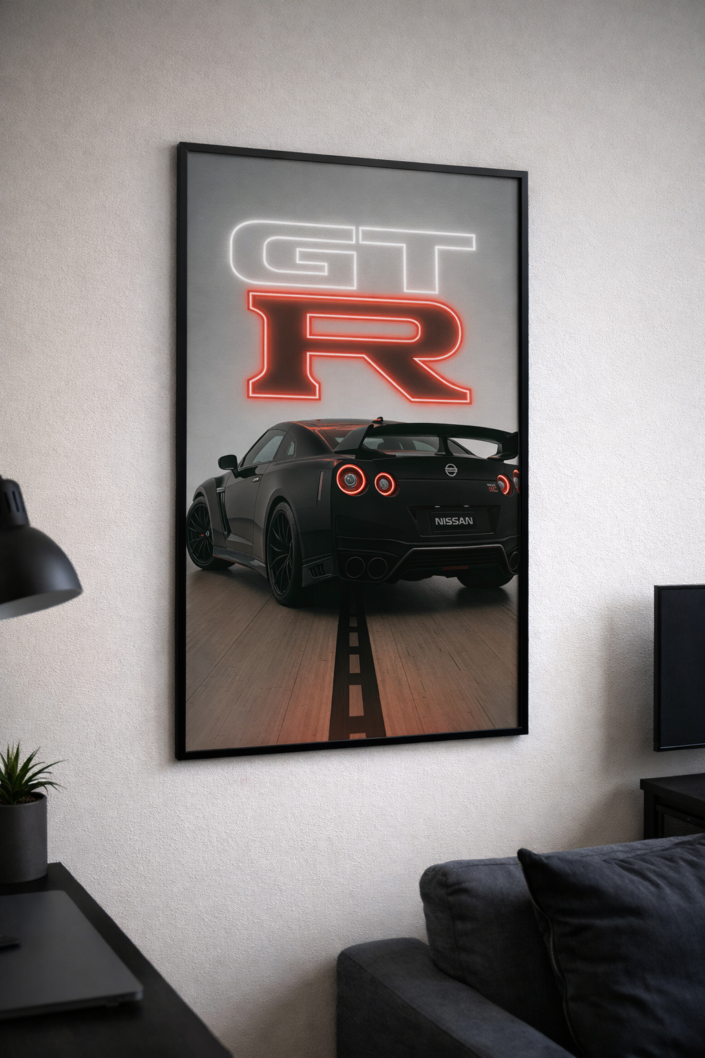Plakat motoryzacyjny - NISSAN GTR