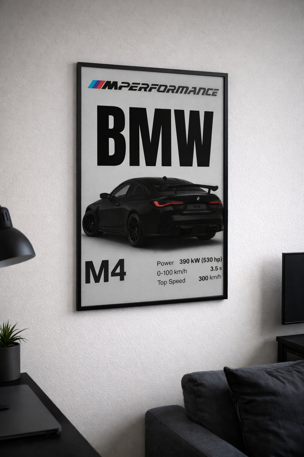 Plakat motoryzacyjny - BMW M4
