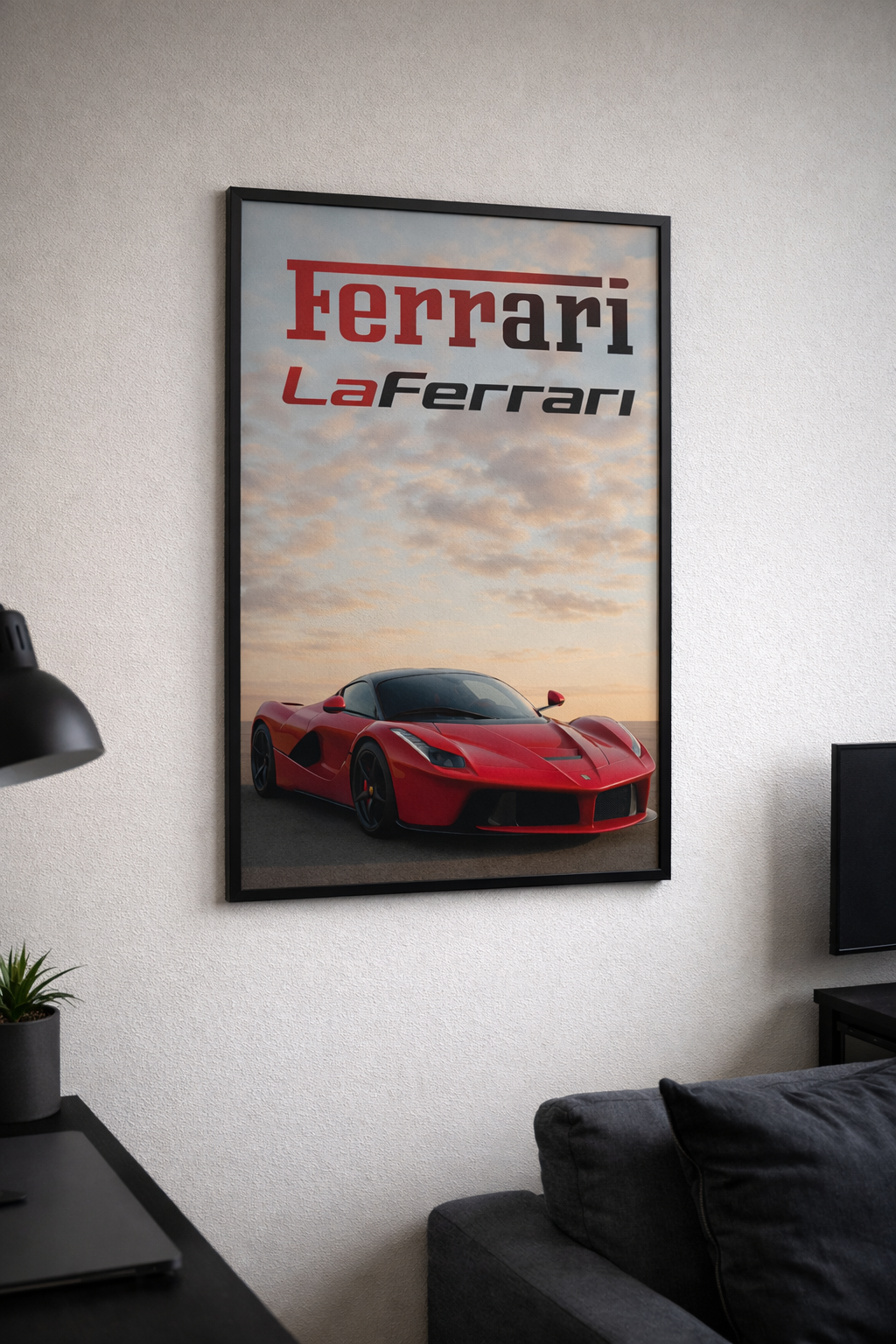 Plakat motoryzacyjny - FERRARI