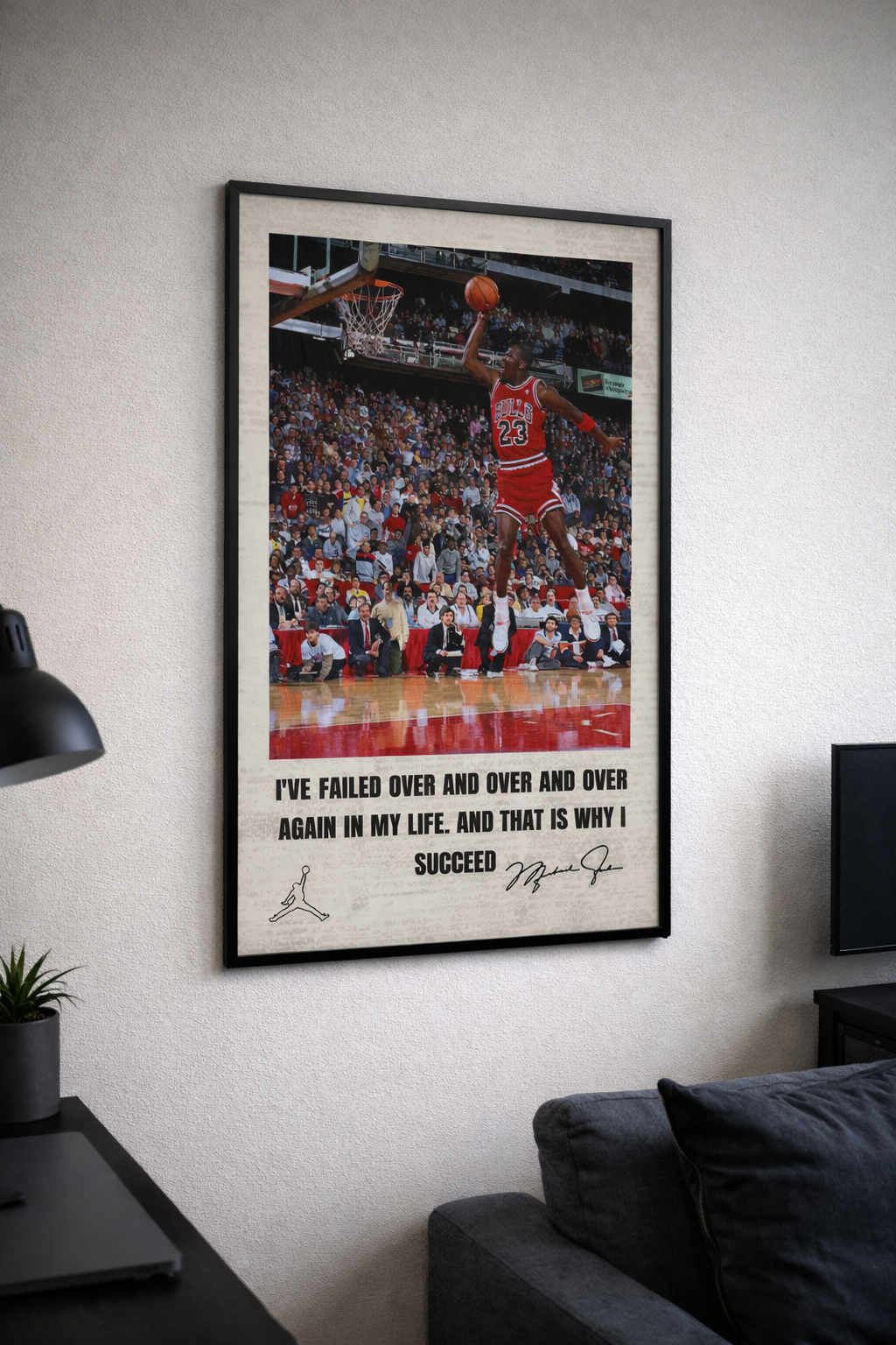 Plakat koszykarski - MICHAEL JORDAN