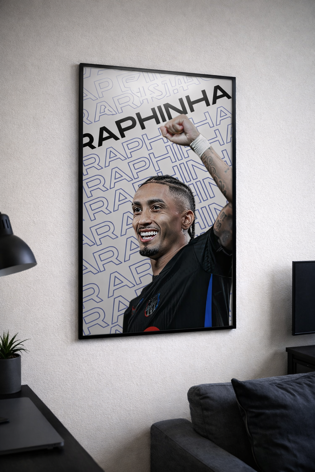 Plakat piłkarski - RAPHINHA