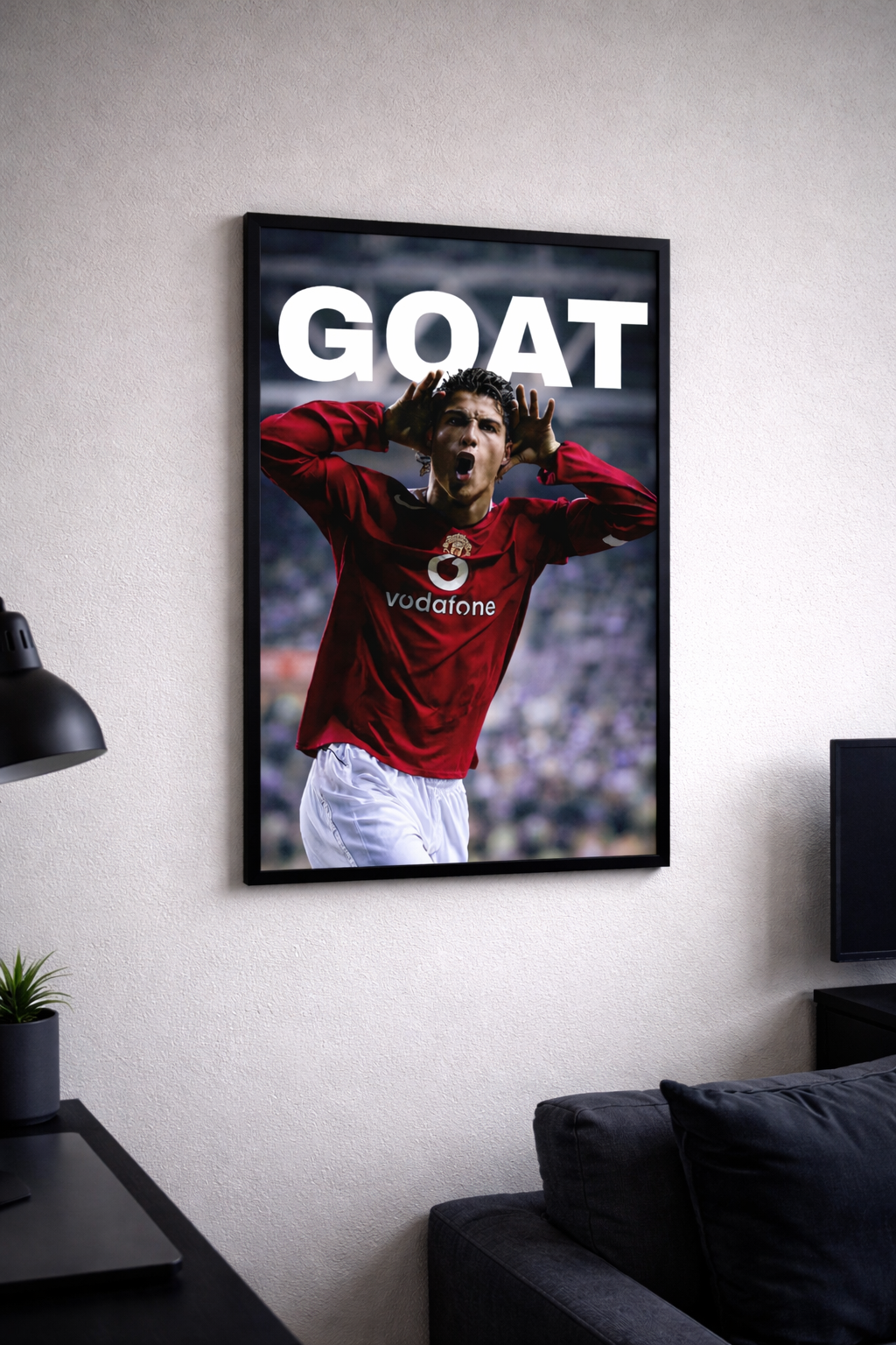 Plakat piłkarski - GOAT Cristiano Ronaldo