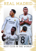 Plakat piłkarski - REAL MADRID