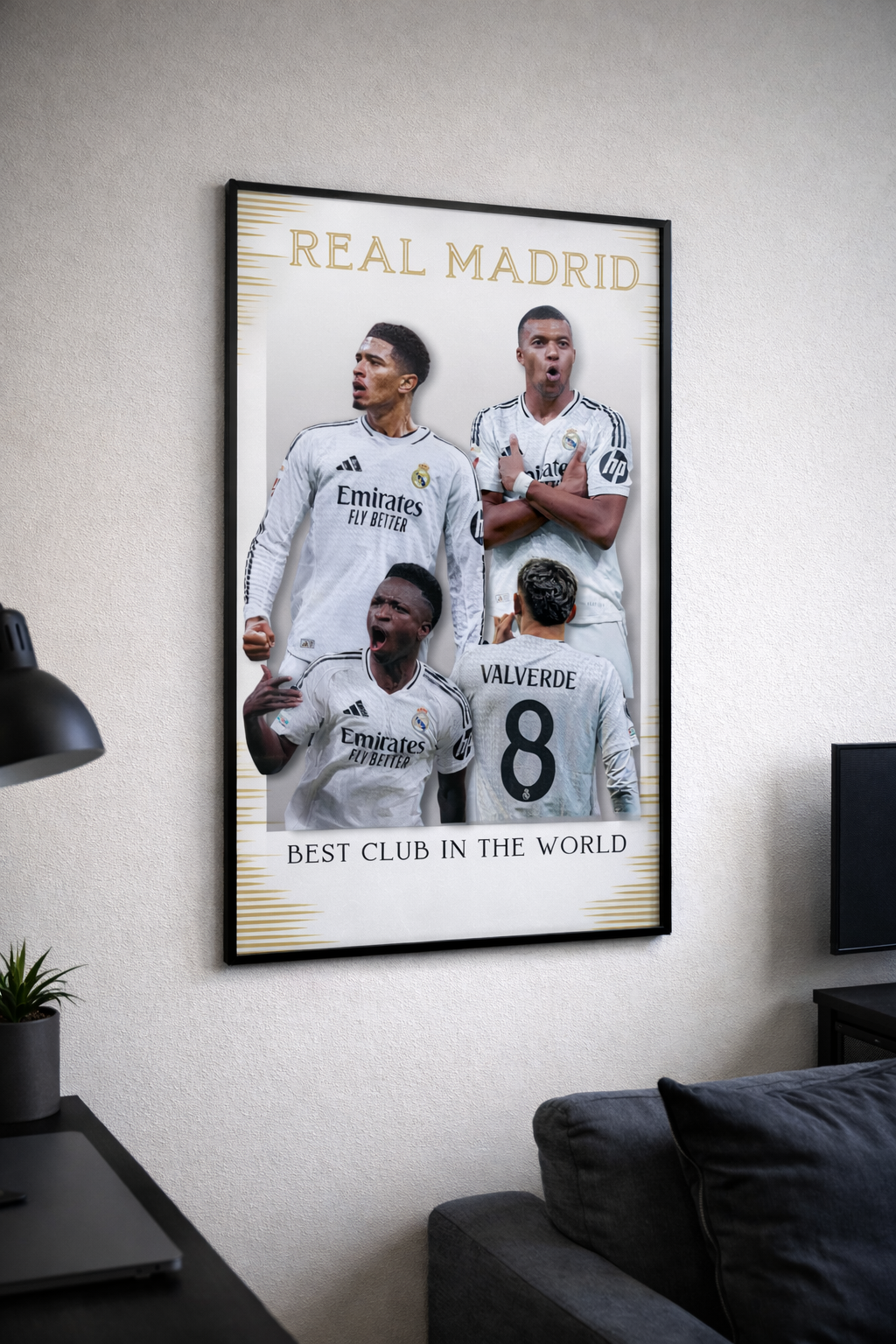 Plakat piłkarski - REAL MADRID