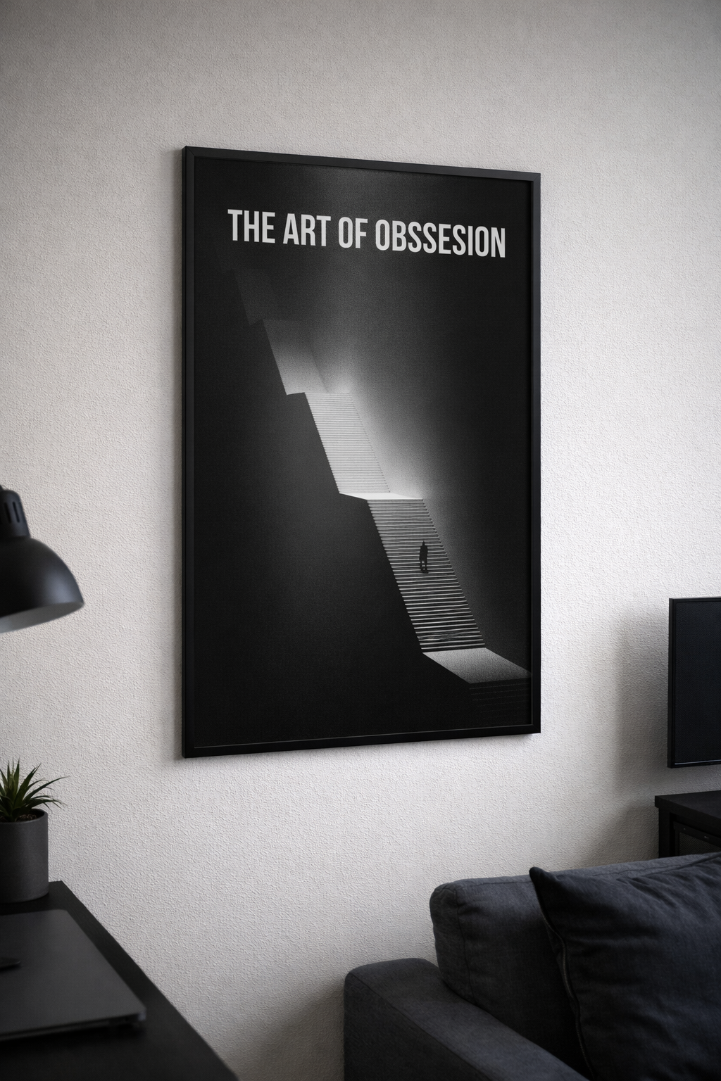 Plakat motywacyjny - THE ART OF OBSESSION