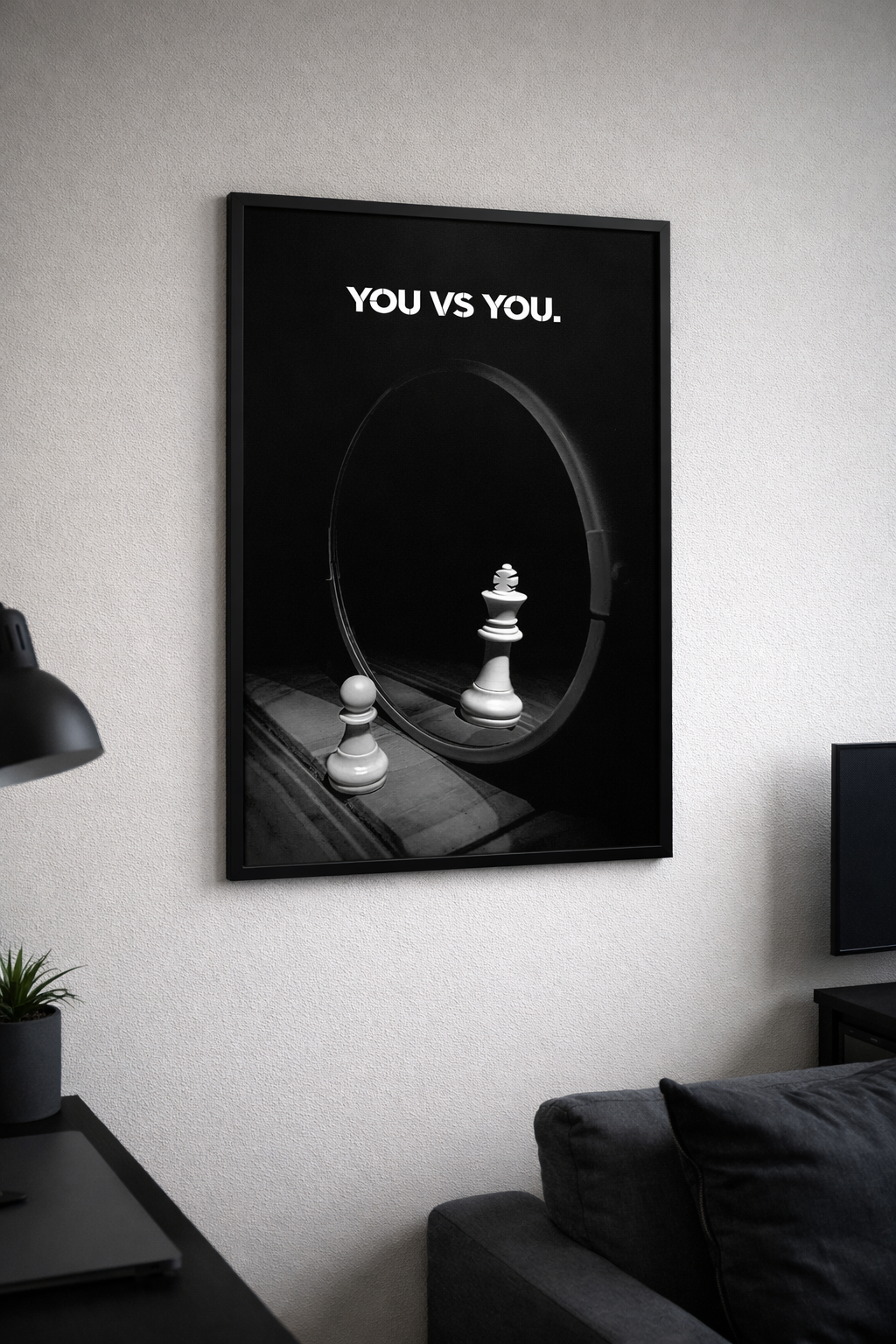 Plakat motywacyjny - YOU vs YOU