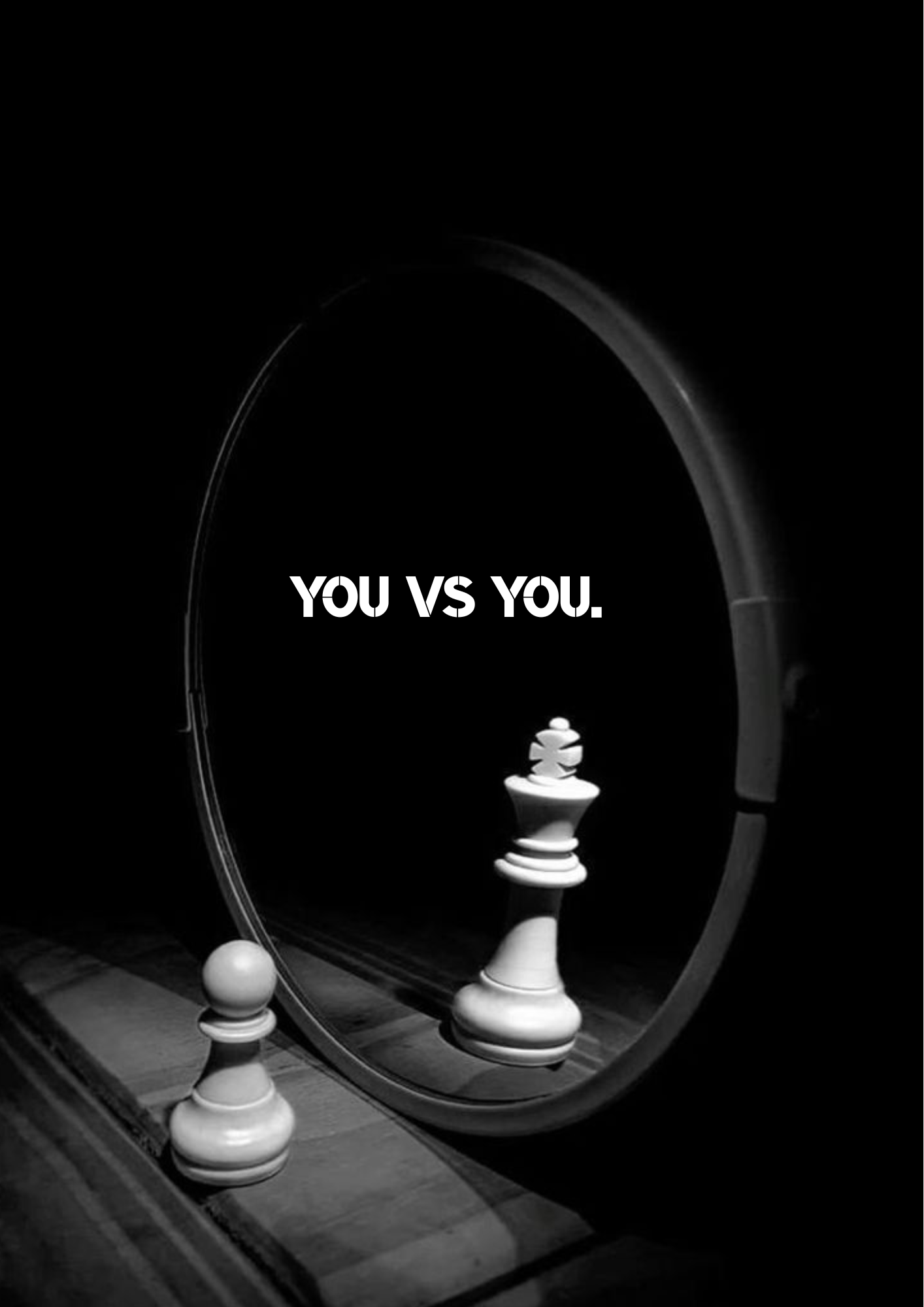 Plakat motywacyjny - YOU vs YOU