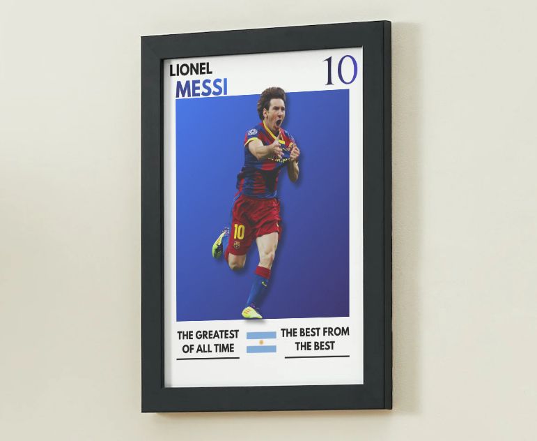 Plakat piłkarski - MESSI