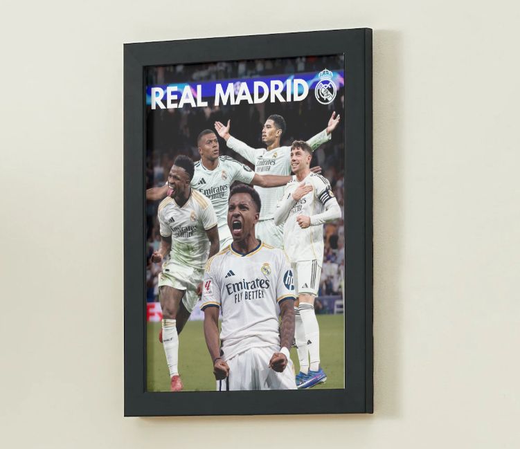 Plakat piłkarski - REAL MADRID